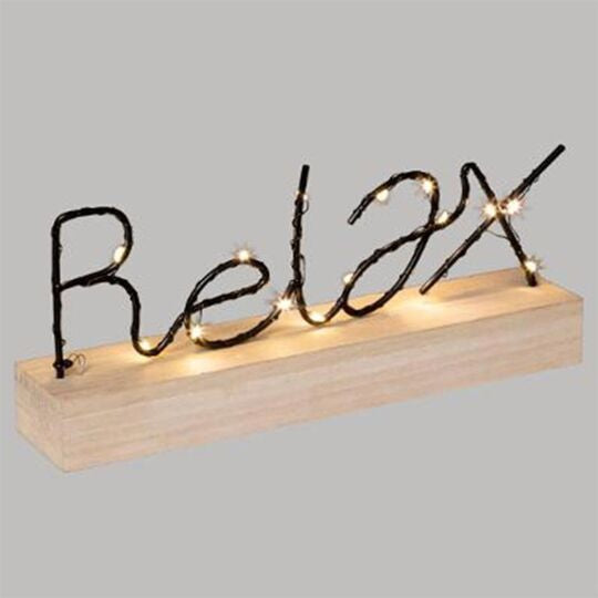 Mot déco led relax