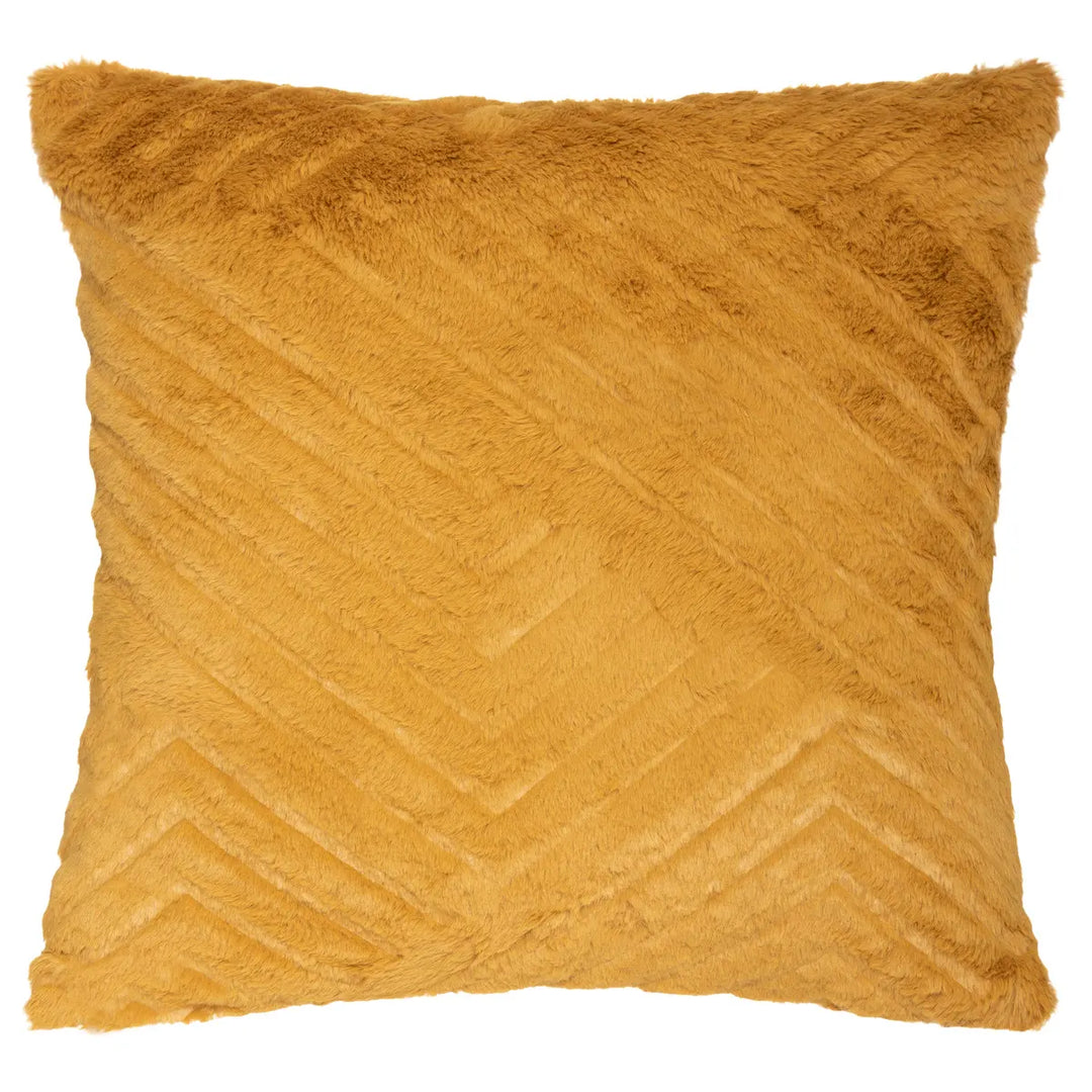 Coussin moutarde doux