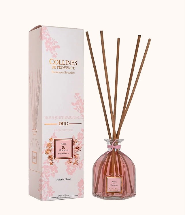 Bouquet parfumé 500 ML - ROSE & HIBISCUS