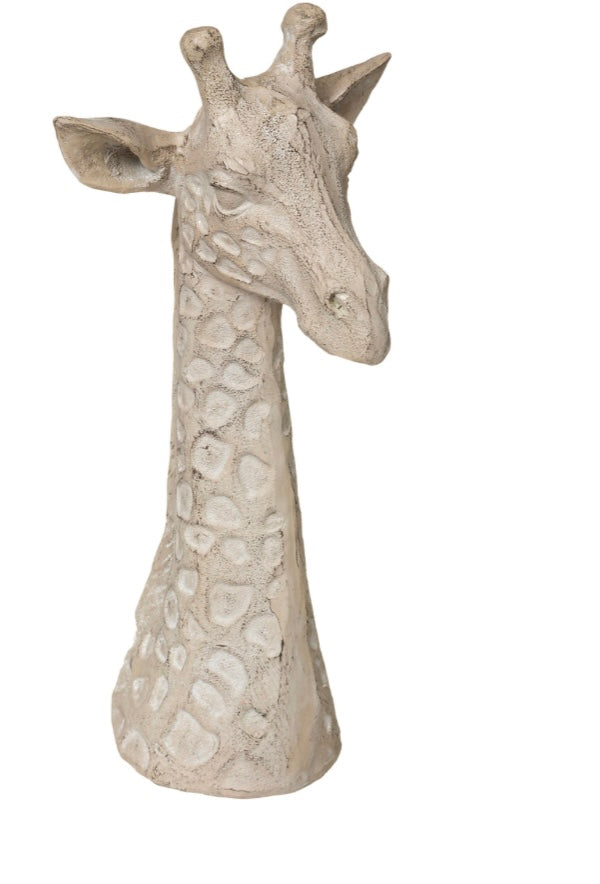 Statuette tête de girafe