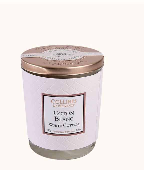 Bougie parfumée - COTON BLANC