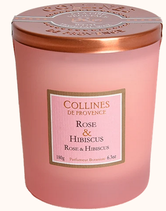 Bougie Parfumée - ROSE & HIBISCUS